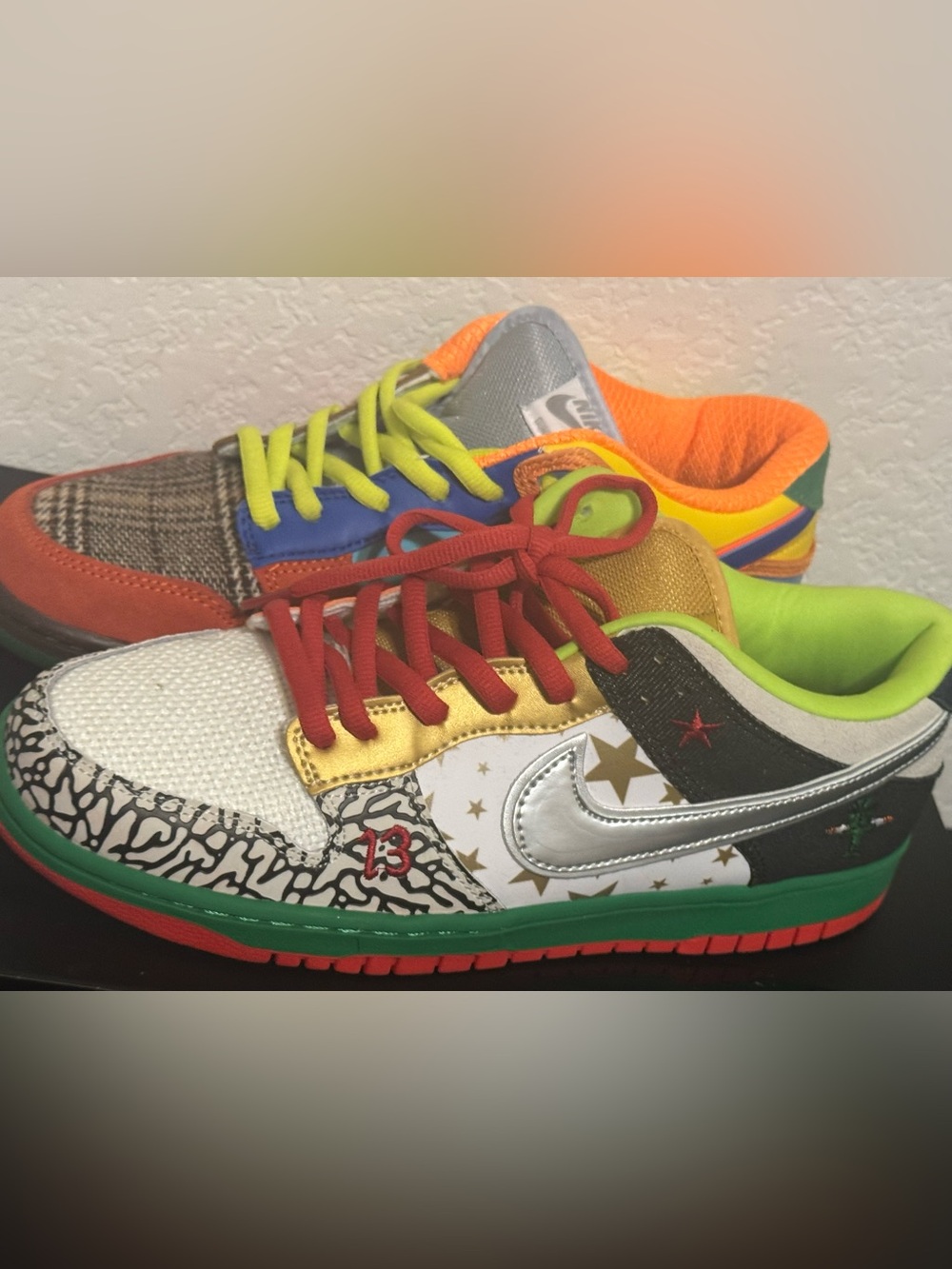 Nike SB what a dunk Multicolor Low-Top Sneakers